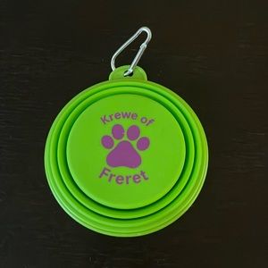 Travel Dog Bowl rom Krewe of Freret